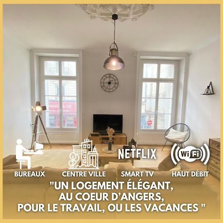 L'Appartement Privilege - 4 Chambres - Coeur D'Angers, Spacieux Et Elegant Buitenkant foto